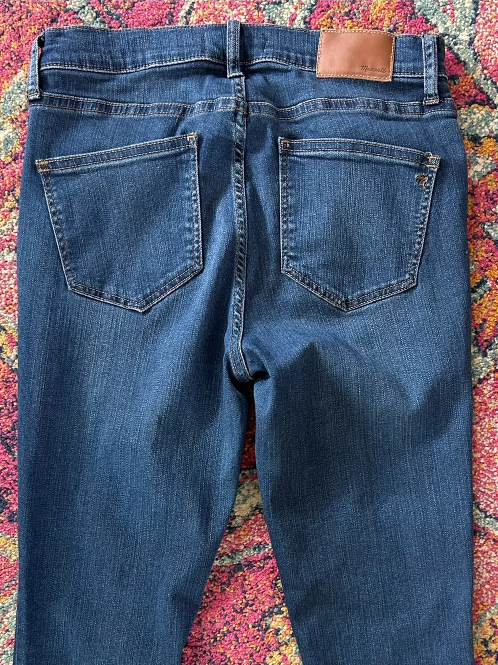 Madewell | Women's High-Rise Dark Blue Denim Roadtripper Skinny Jeans Size 27